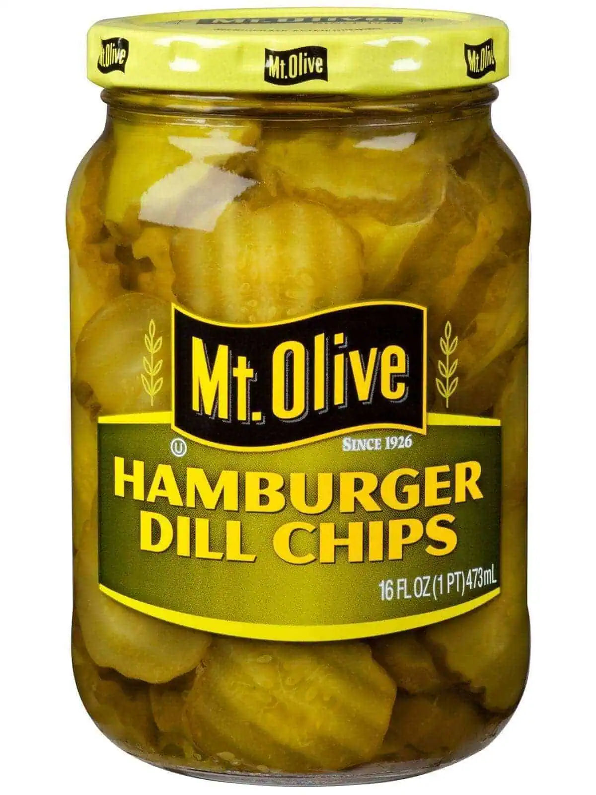 Mt. Olive Hamburger Dill Chips (473ml)