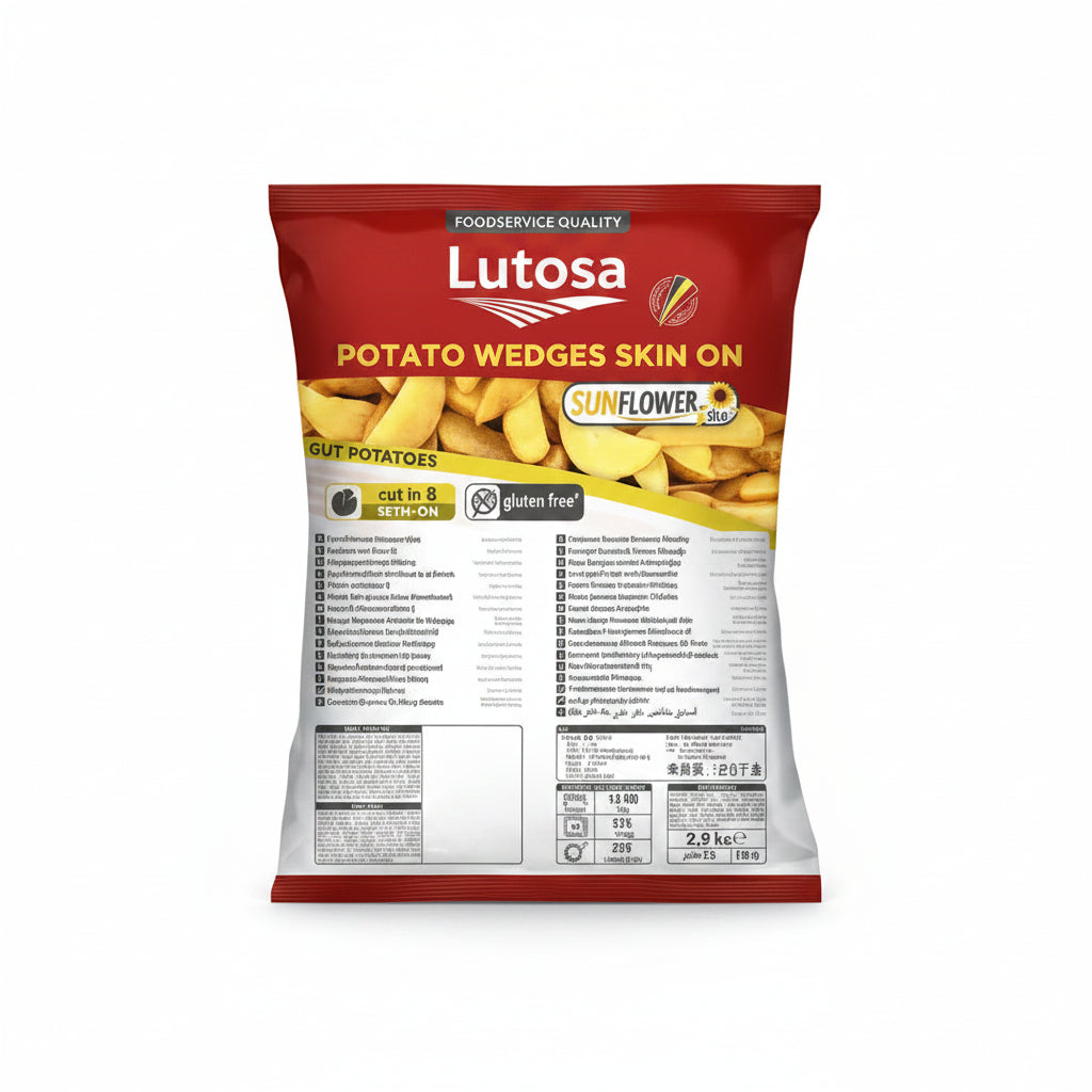 Lutosa Potato Wedges Skin On (2.5kg)