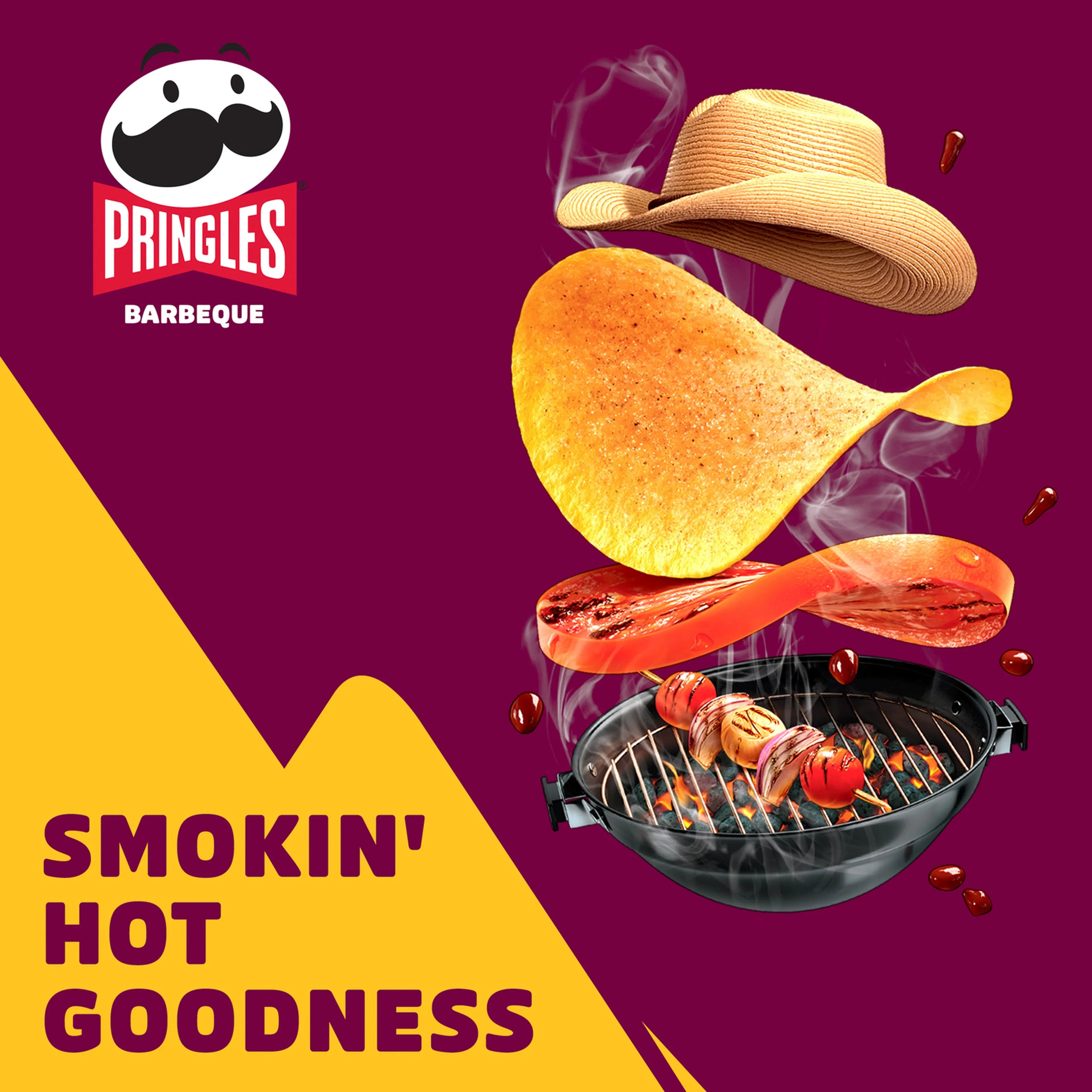 Pringles Barbecue Chips (70g)