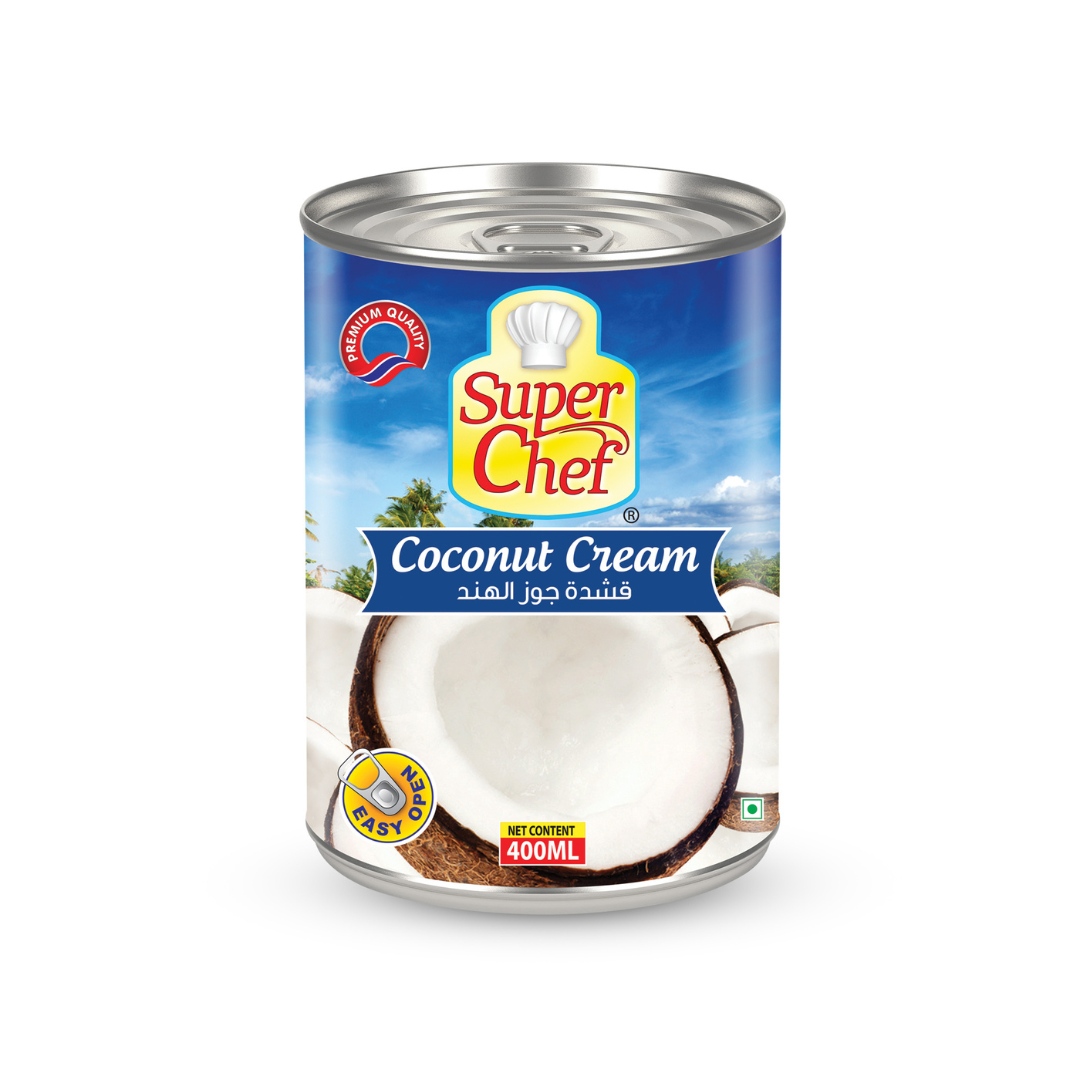 SuperChef Coconut Cream Canned 400 Ml