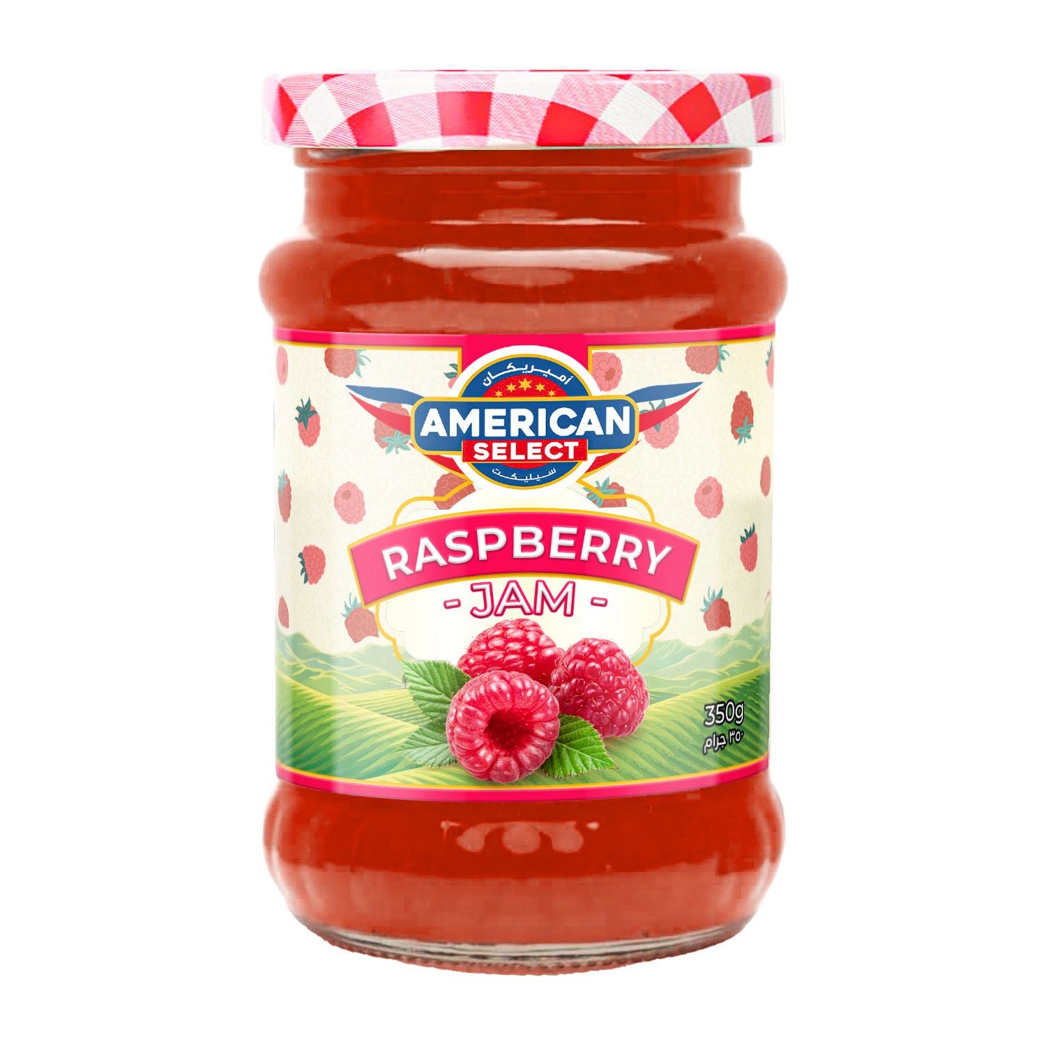 American Select Raspberry Jam -(350gm)