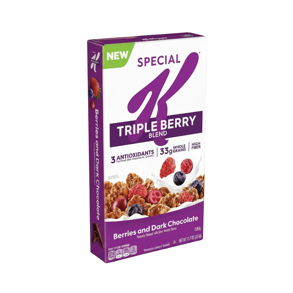 Kellogg’s Special Triple Berry Blend with Berries & Dark Chocolate Cereal (331g)