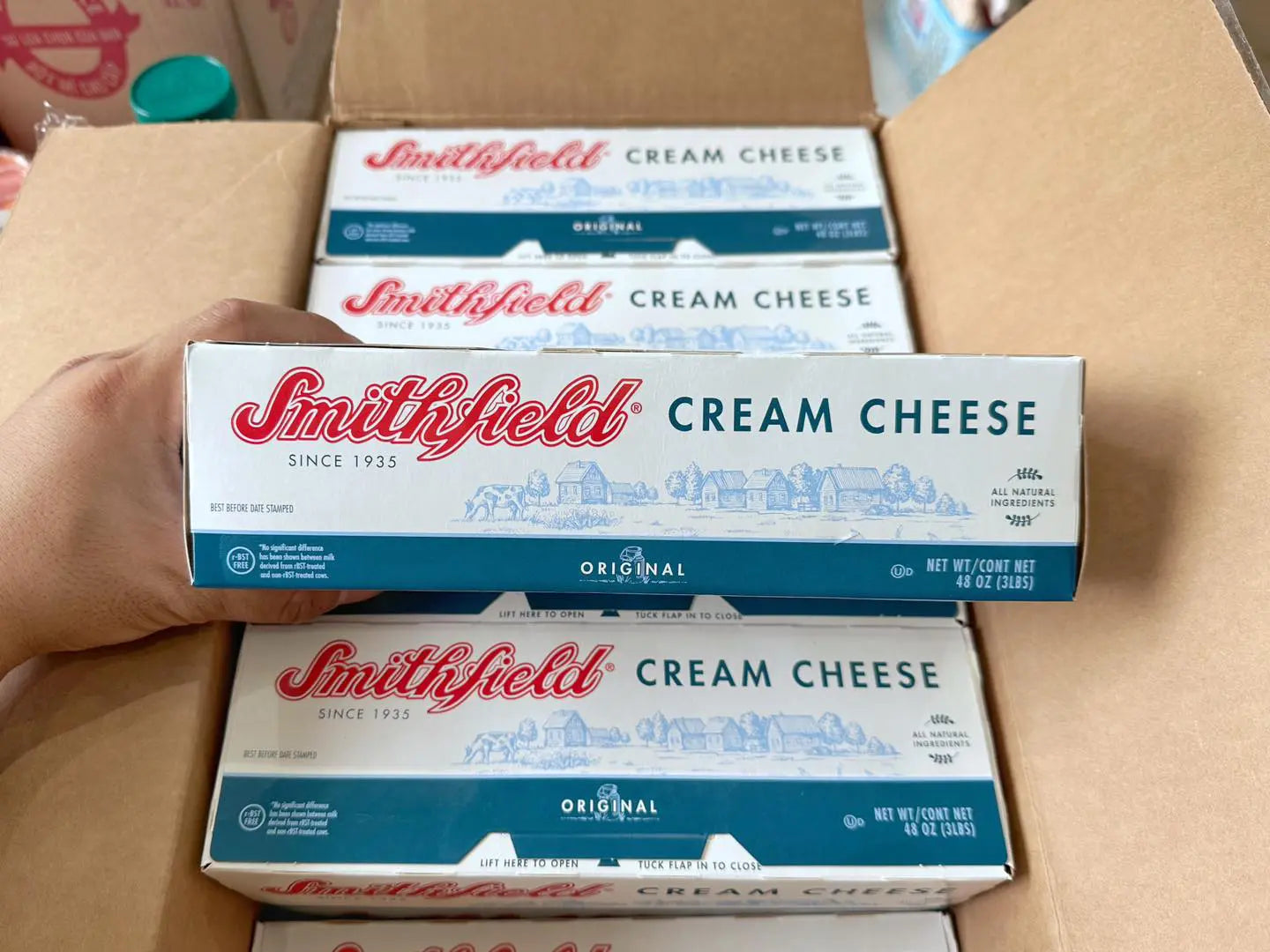 Smithfield Original Cream Cheese (1.36kg / 3lbs)