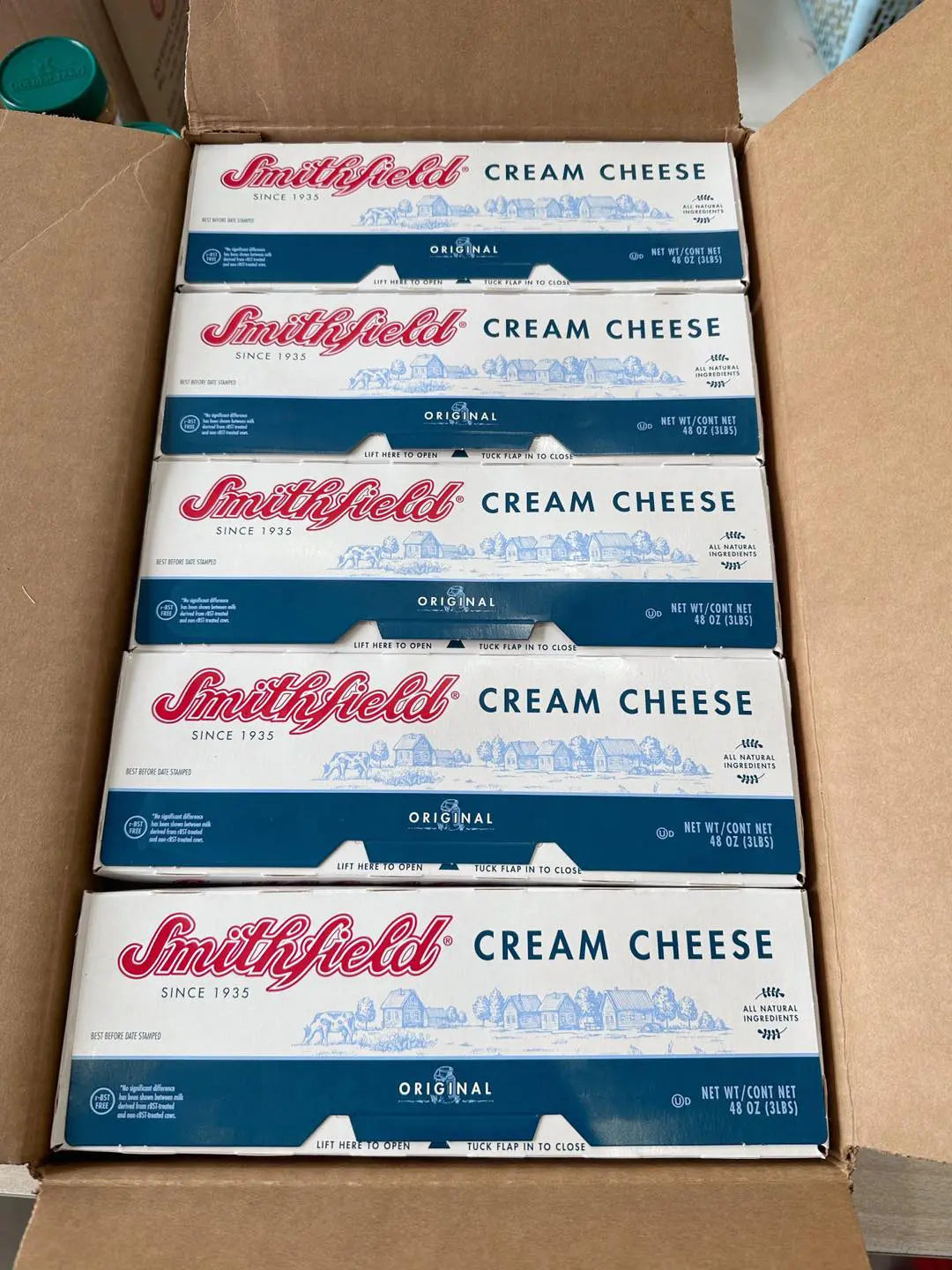 Smithfield Original Cream Cheese (1.36kg / 3lbs)