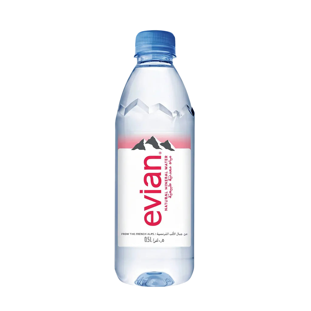 Evian Natural Mineral Water (500ml)