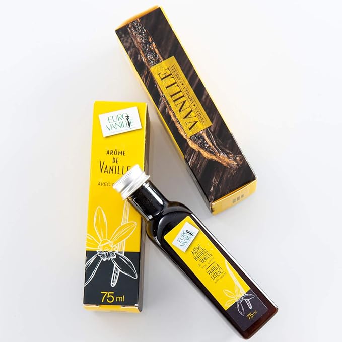 Euro Vanille Liquid Vanilla Extract with Seeds (75ml)