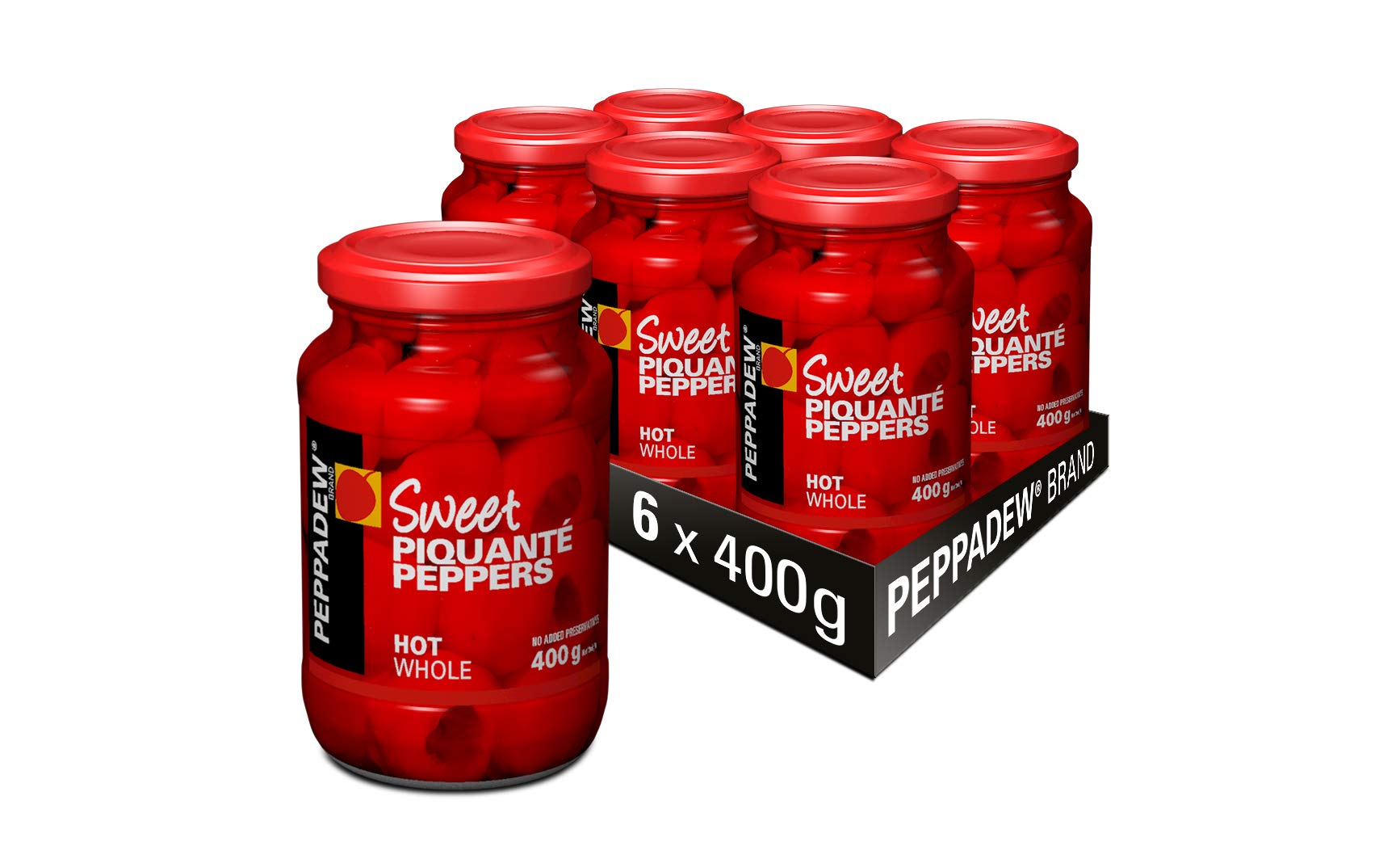 فلفل حلو حار كامل 12 × 400