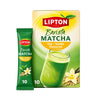 Lipton Barista Matcha Vanilla Flavoured Oat Latte (10 Sticks)