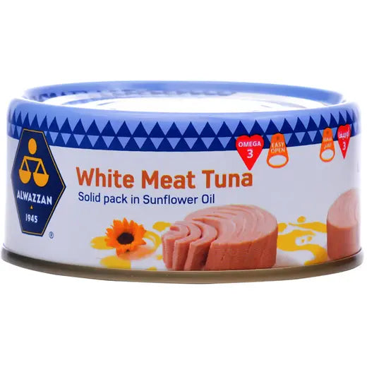 تونة الوزان البيضاء في زيت دوار الشمس (160 غرام)