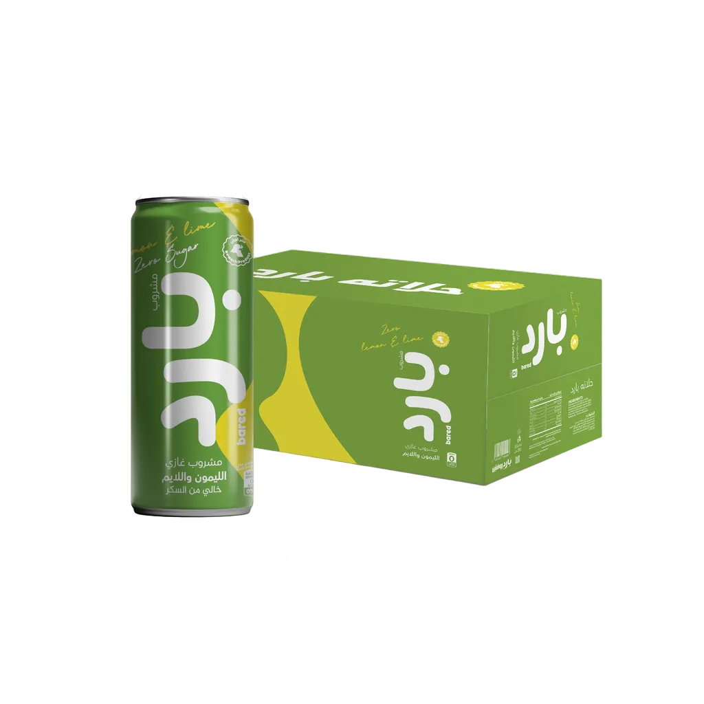 Bared Zero Sugar Sparkling Lemon & Lime (250ml)