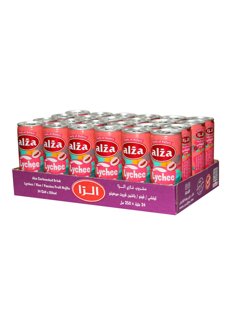 Alza Lychee Carbonated Drink (250ml )