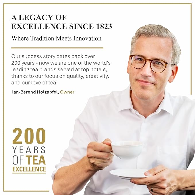 شاي رونفيلدت الأسود منزوع الكافيين (25 كيسًا)