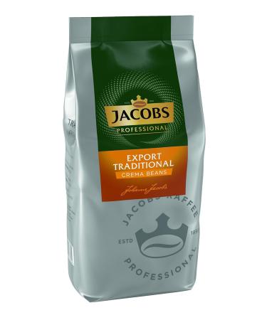 حبوب قهوة جاكوبس إكسبورت التقليدية بالكريمة (1 كجم) 