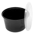 Black Round Micro Container – (450ml)