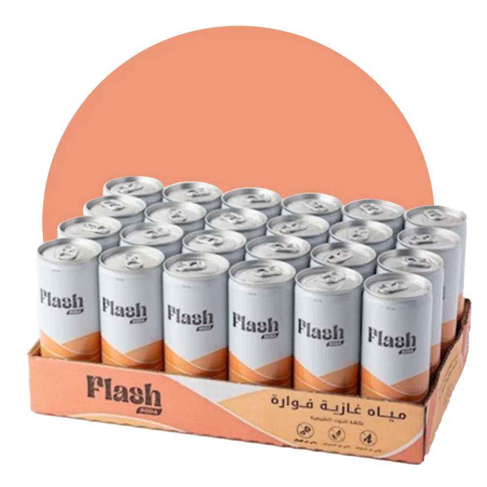 مياه فلاش صودا الغازية - بنكهة التوت (250 مل)