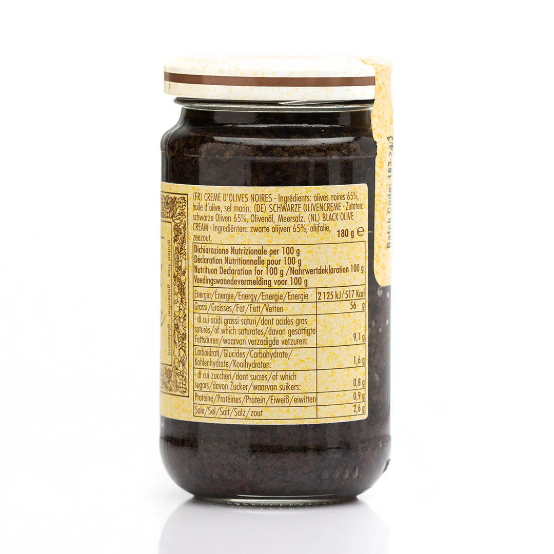 La Favorita Cream Black Olive Paste (180g)
