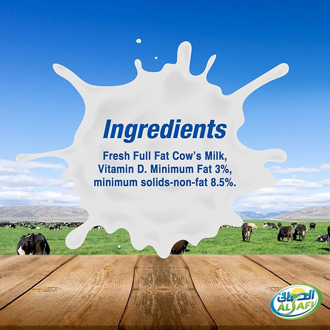 Al Safi Long Life Milk Full Fat (1L)/(4Lx1)
