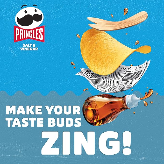 Pringles Salt & Vinegar Chips (40g)