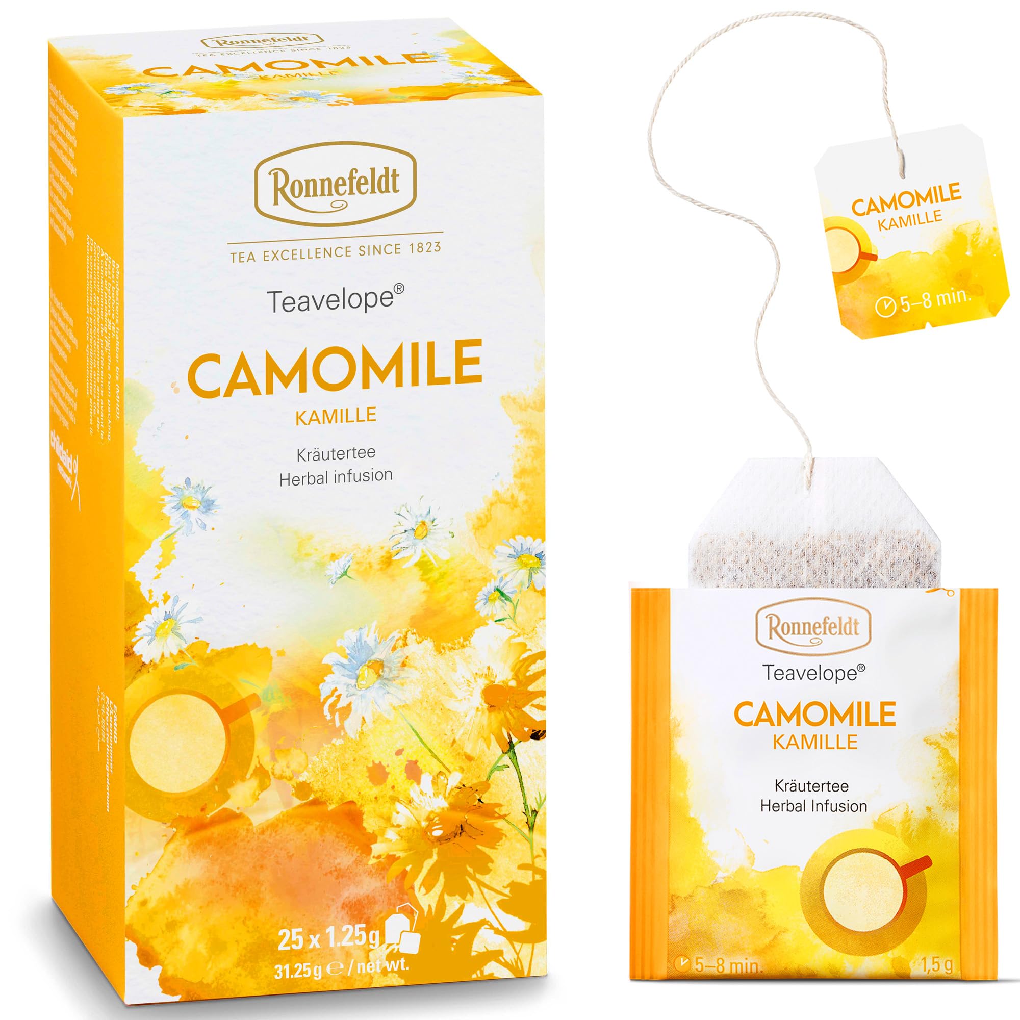 Ronnefeldt Teavelope Camomile Herbal Tea (25 bag)