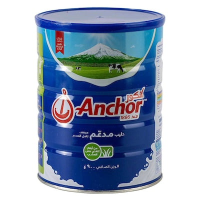 Anchor Full Cream Milk Powder (900g Tin)