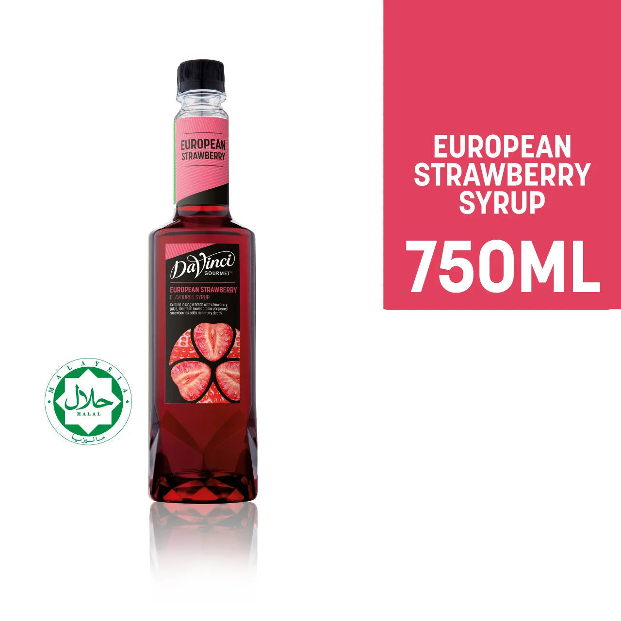 DaVinci Gourmet European Strawberry Syrup (750ml)