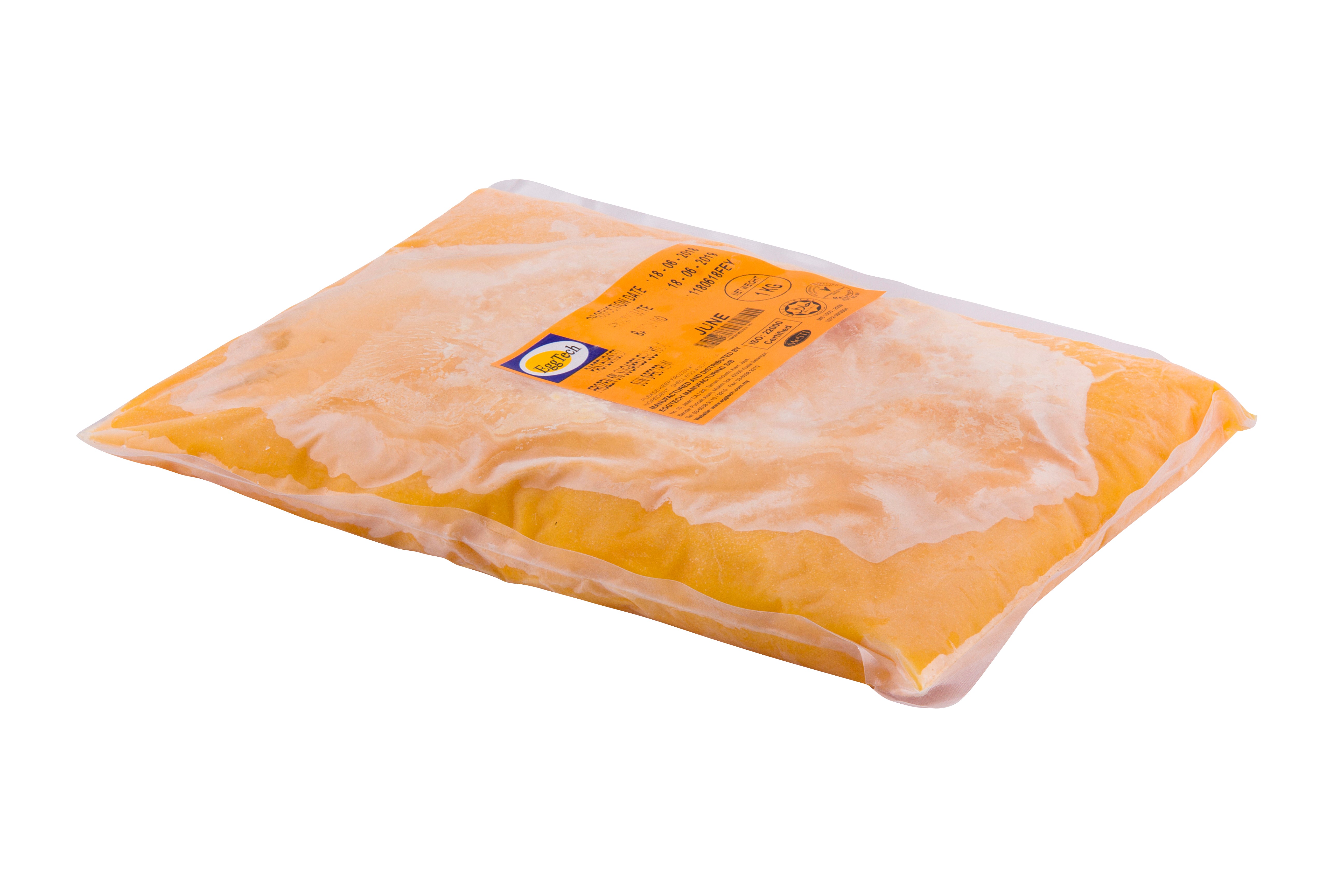 EggTech Pasteurized Frozen Liquid Egg Yolk – (1kg)