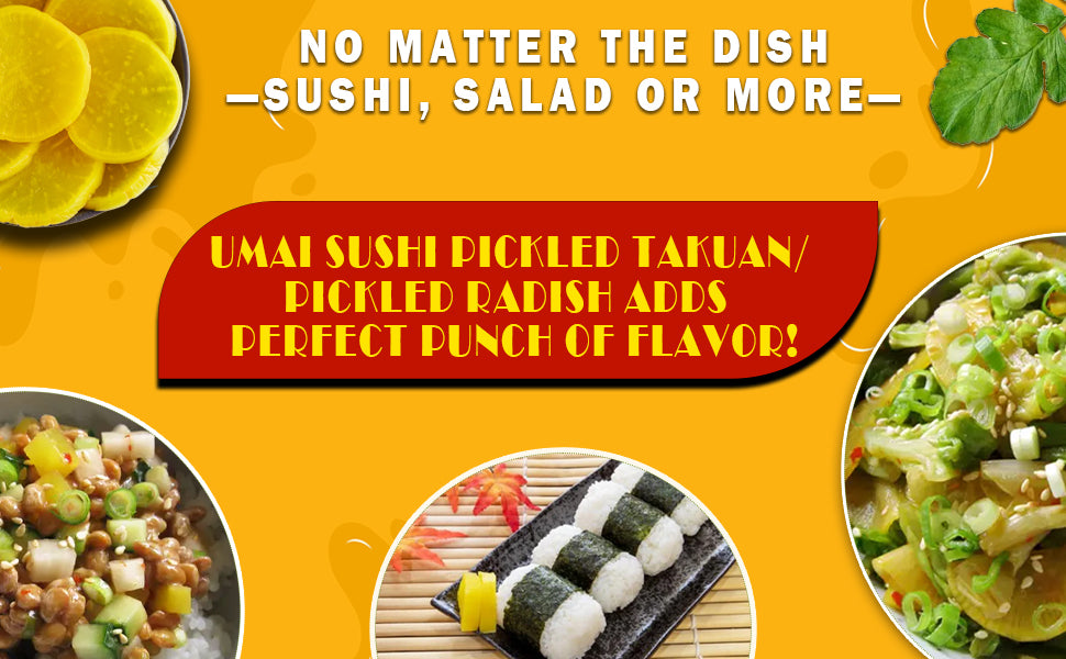 Umai Takuan Pickled Radish (1 kg)