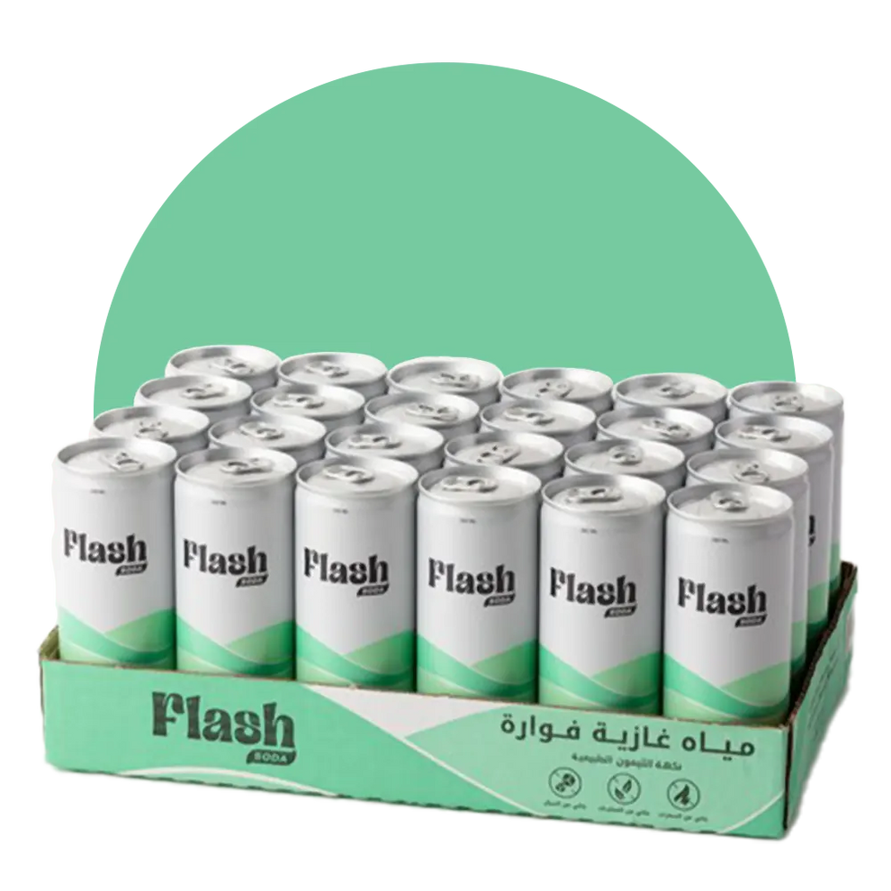 مياه فلاش صودا الغازية - بنكهة الليمون (250 مل)
