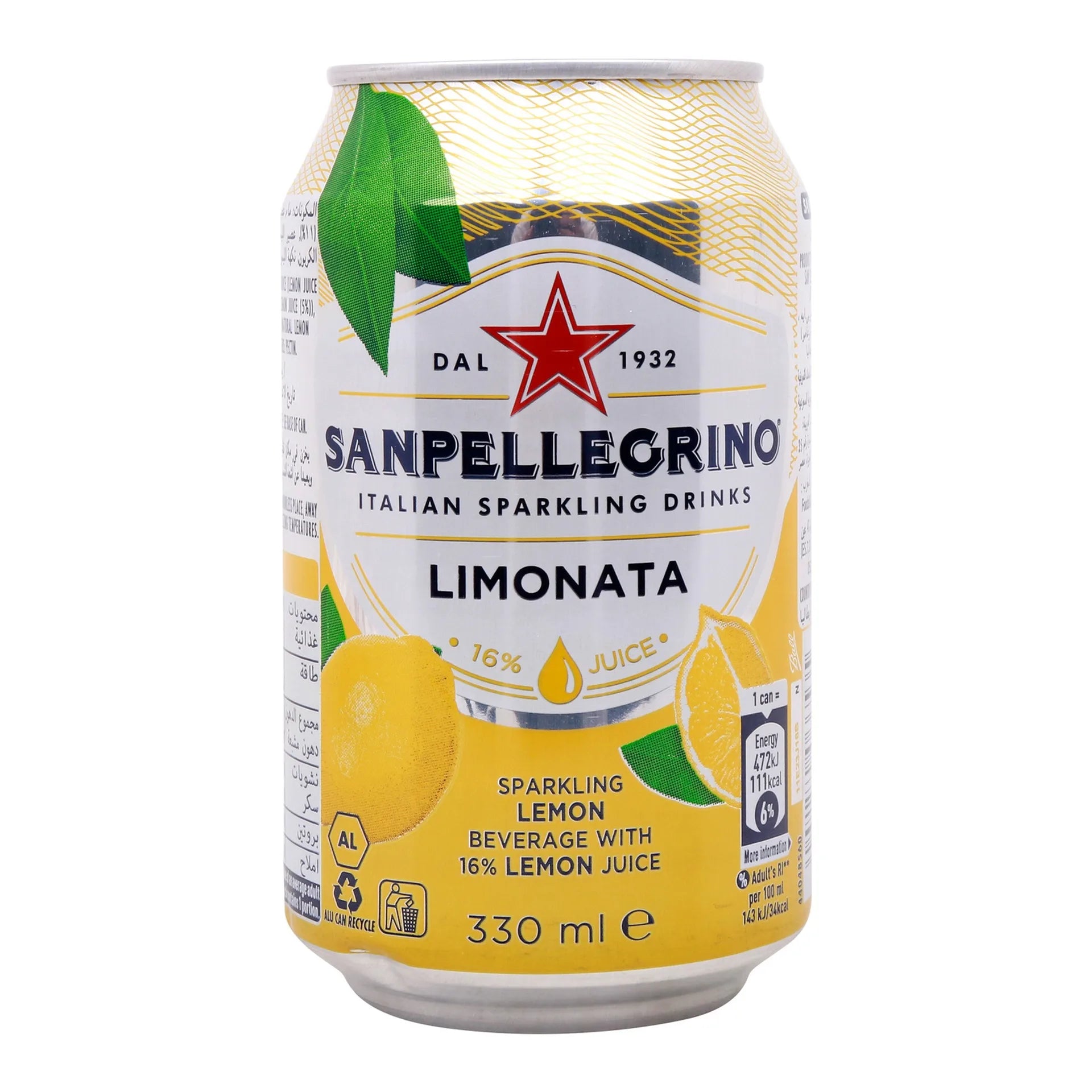 San Pellegrino Limonata Sparkling Beverage (330ml)