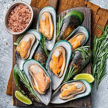 بلح البحر الكبير نصف الصدفة من أوشن برايد (1 كجم)