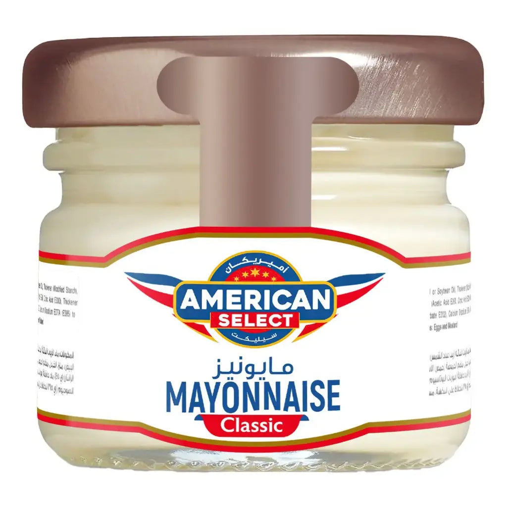 مايونيز أمريكان سيليكت الكلاسيكي – (28 جم) برطمان زجاجي