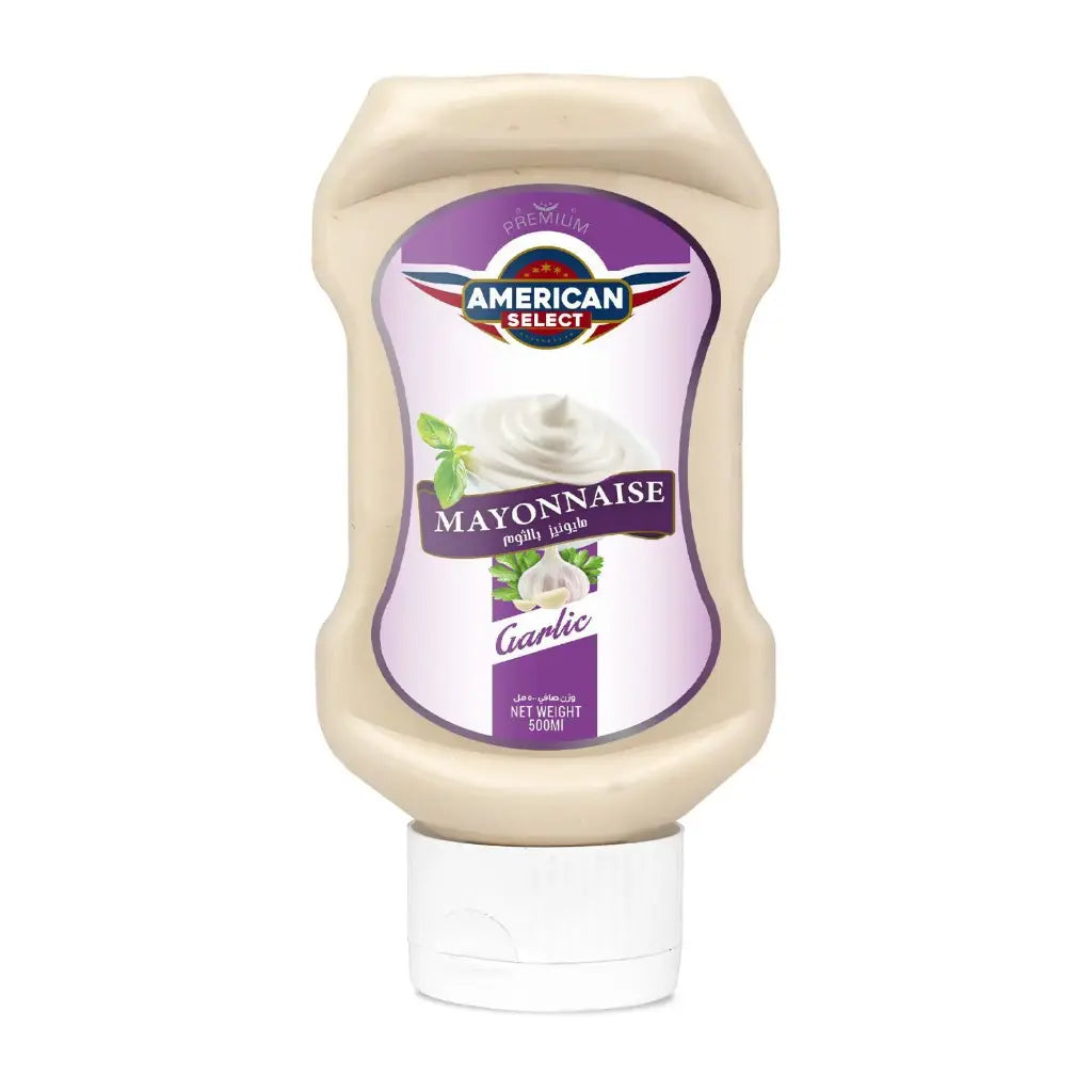 American Select Mayonnaise Garlic - 500 Ml