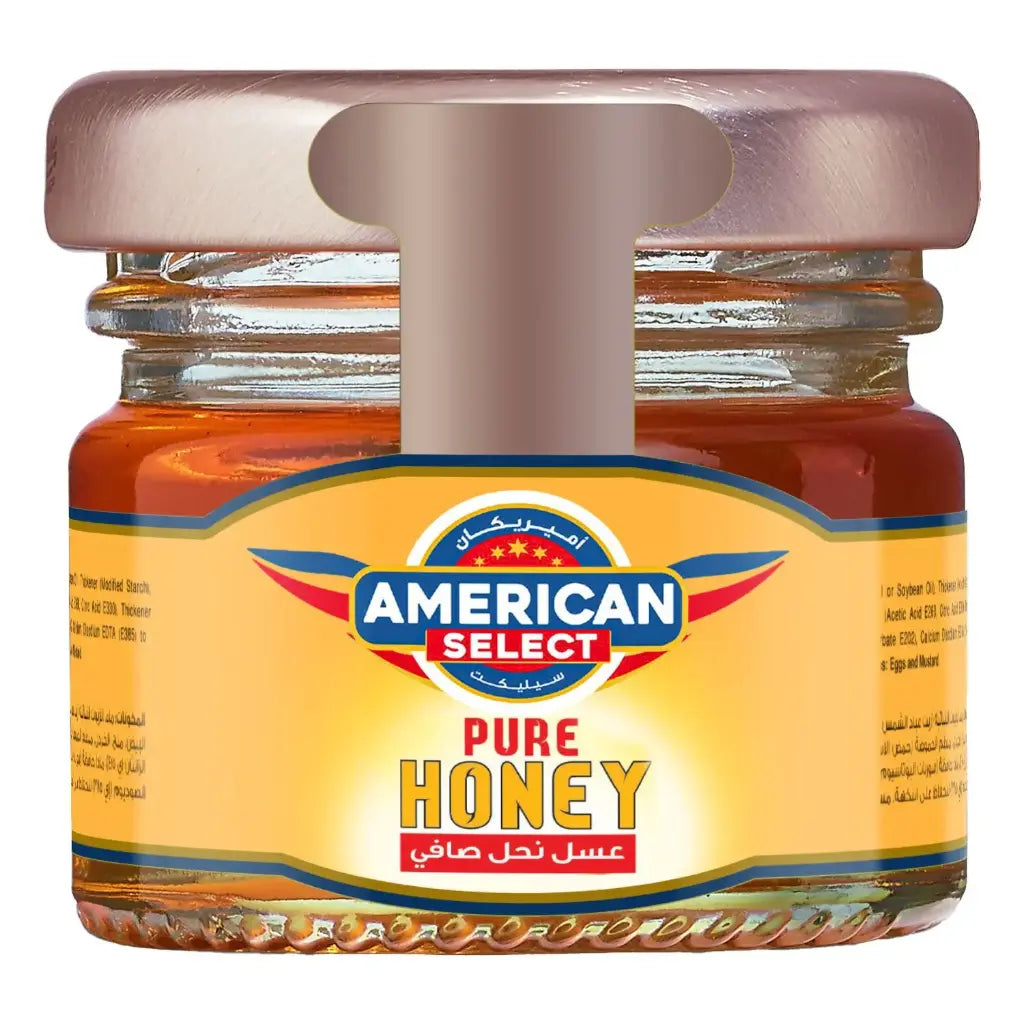 American Select Pure Honey Glass Bottle - 28 Gm
