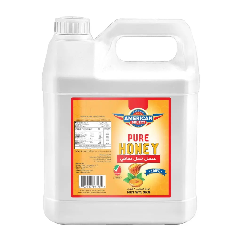 American Select Pure Honey Jar - 3 Kg