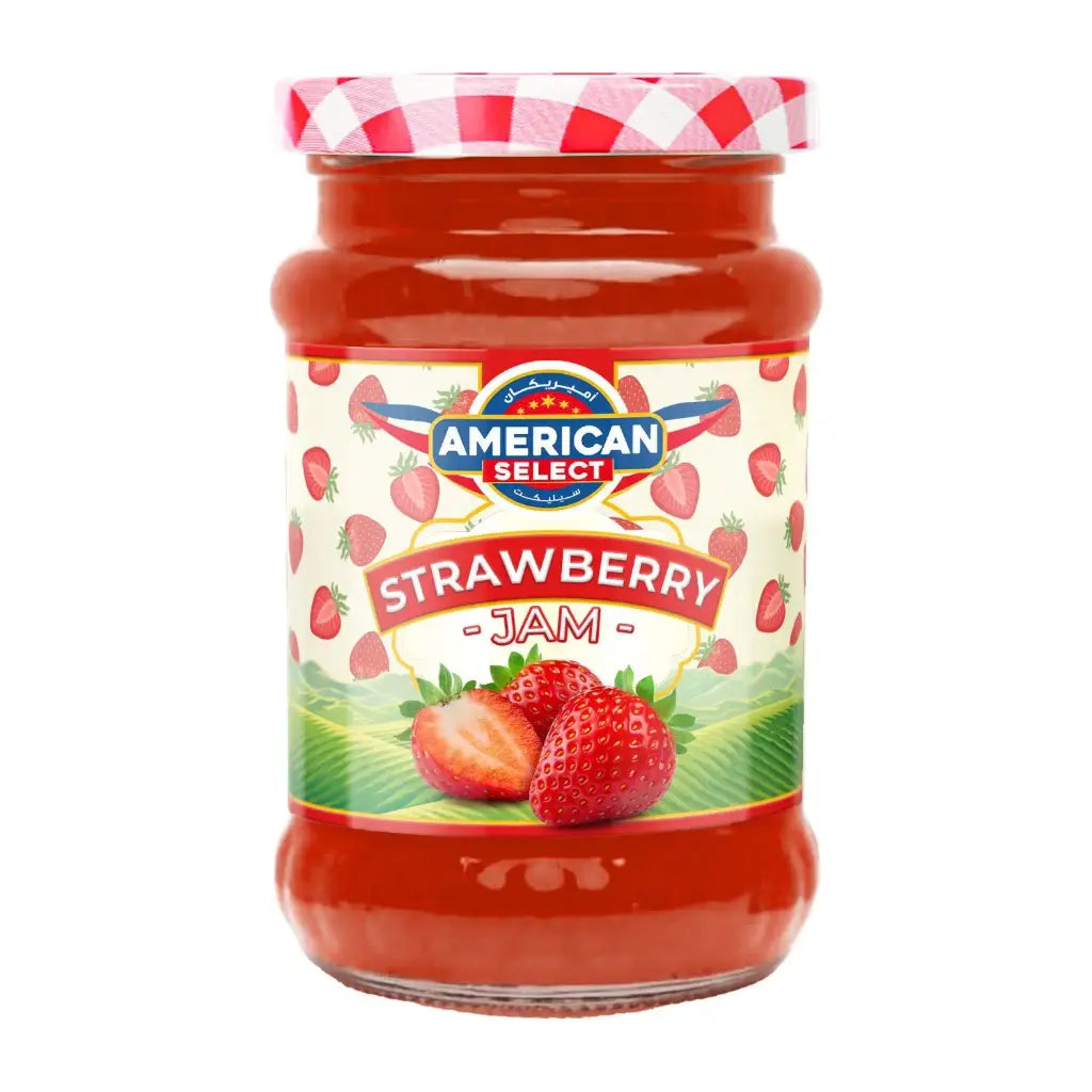 American Select Strawberry Jam - 350 Gm