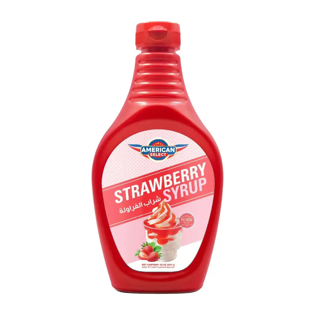 شراب الفراولة الأمريكي المختار (624 غرام)