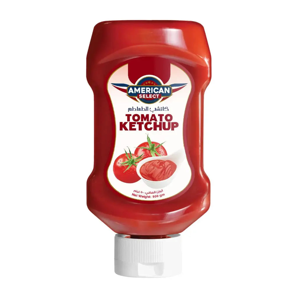 American Select Tomato Ketchup Top Down - 500 Gm