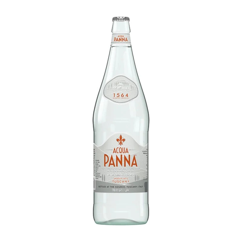 Acqua Panna Natural Mineral Water (1L Glass Bottle)