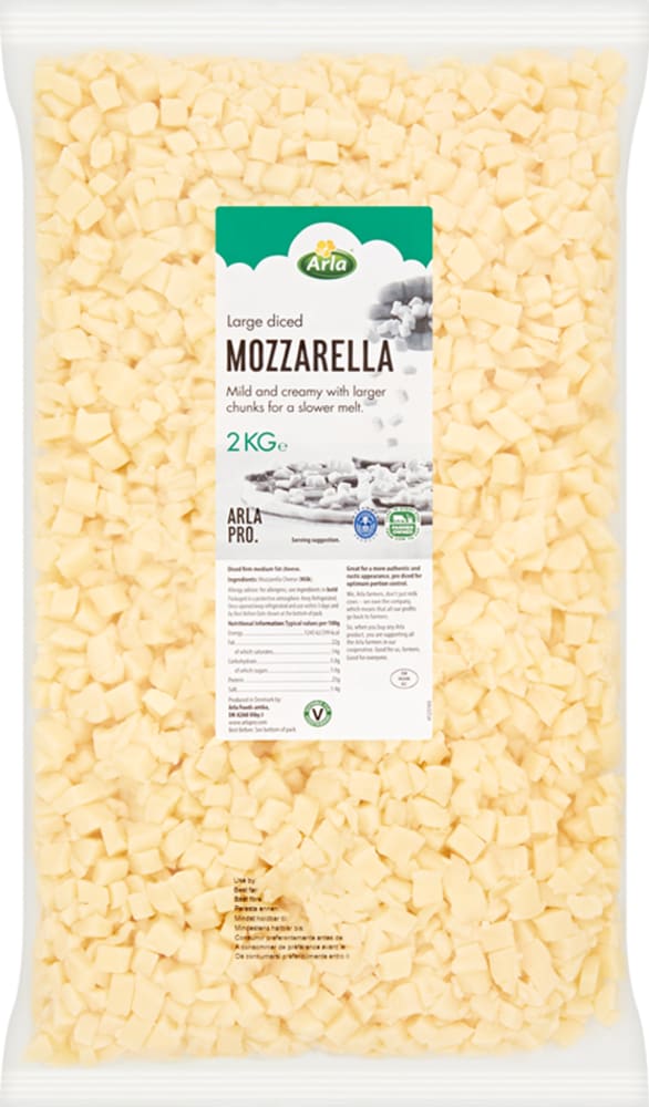 Arla Mozzarella Cubes (2kg)