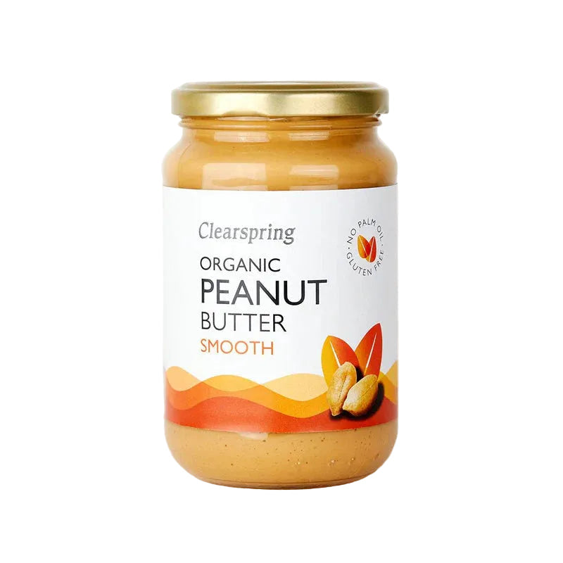 زبدة الفول السوداني العضوية الناعمة من كليرسبرينغ (350 غرام)