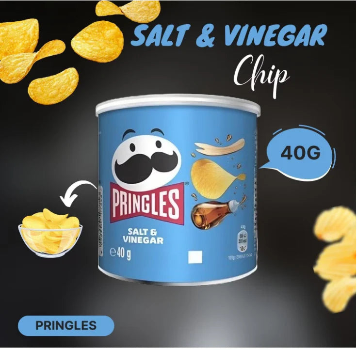 Pringles Salt & Vinegar Chips (40g)
