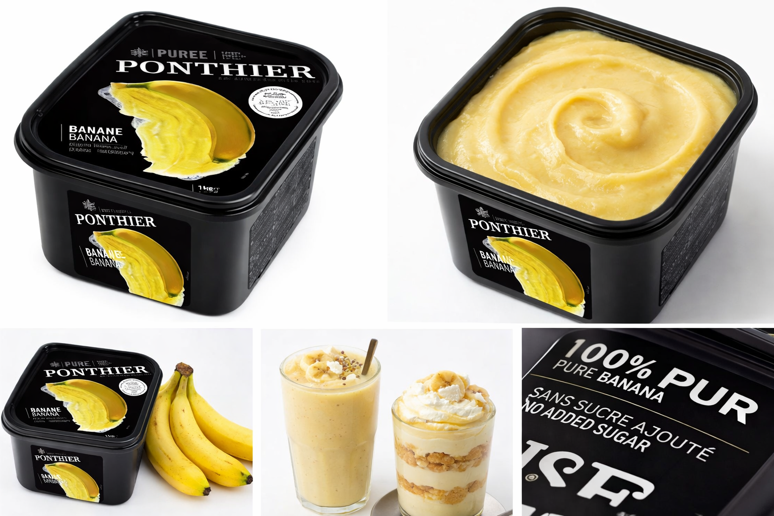 Ponthier Banana Puree (1kg)