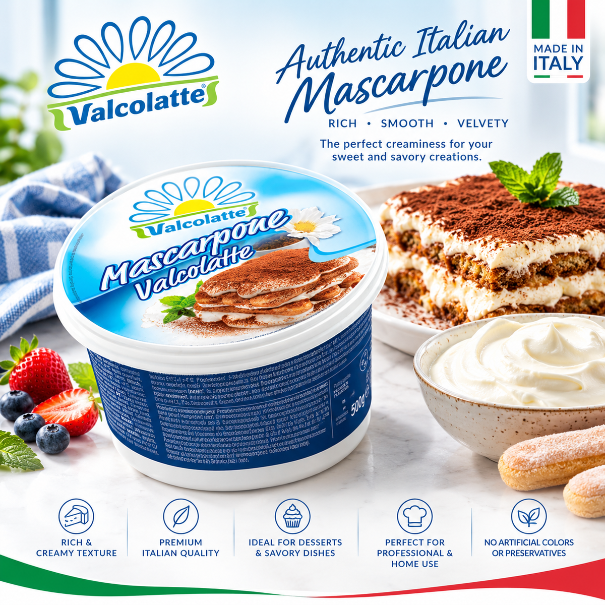 Valcolatte Mascarpone (500g)