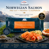 Norsk Sjømat Pre-Cut Frozen Smoked Salmon C/Superior (1kg)