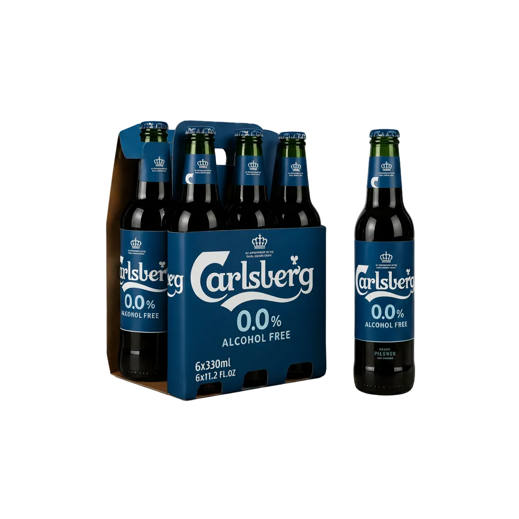 Carlsberg 0.0% Non-Alcoholic Beer 6 x 330ml