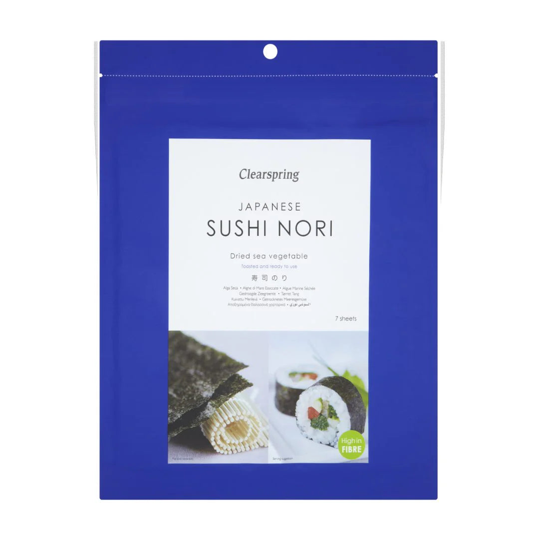 Clearspring Organic Japanese Sushi Nori (7 Sheets – 17g)