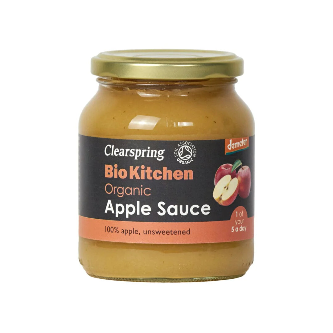Clearspring Organic Bio Kitchen Apple Sauce – Unsweetened (360g)