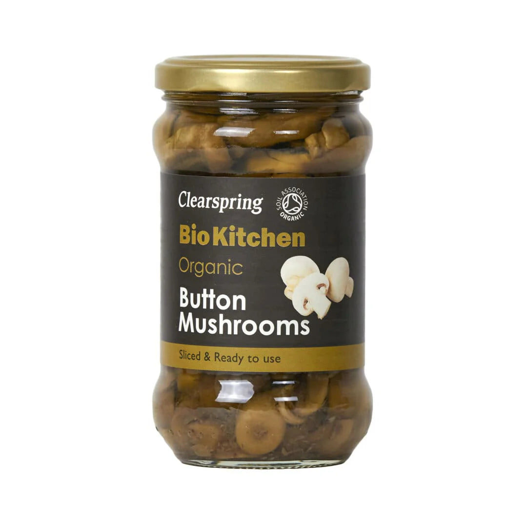 Clearspring Organic Bio Kitchen Button Mushrooms (280g)