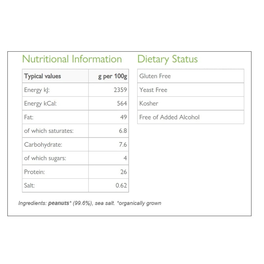 Clearspring Organic Peanut Butter Crunchy (350g)