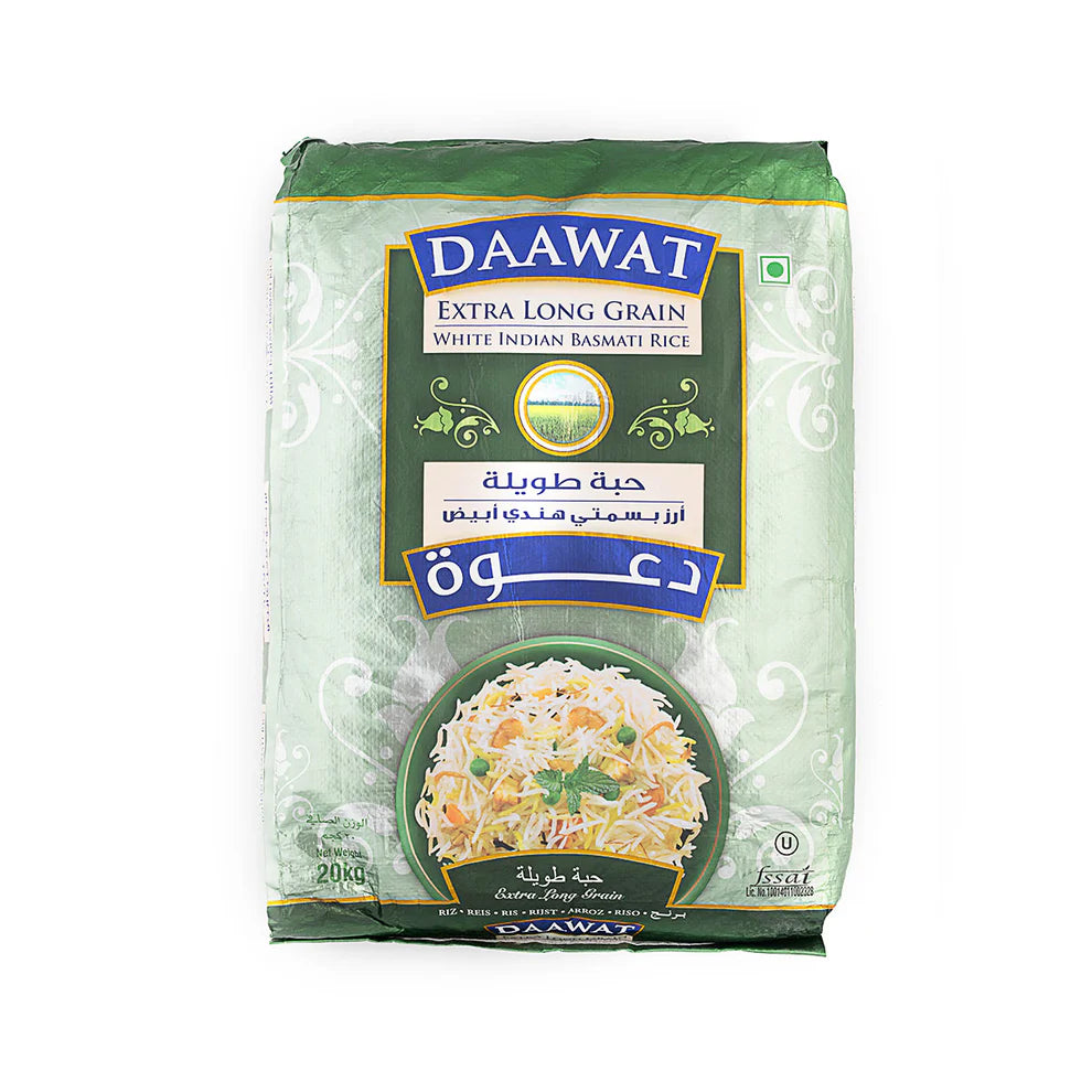 Basmati Rice Extra Long Grain 20Kg – FoodVera